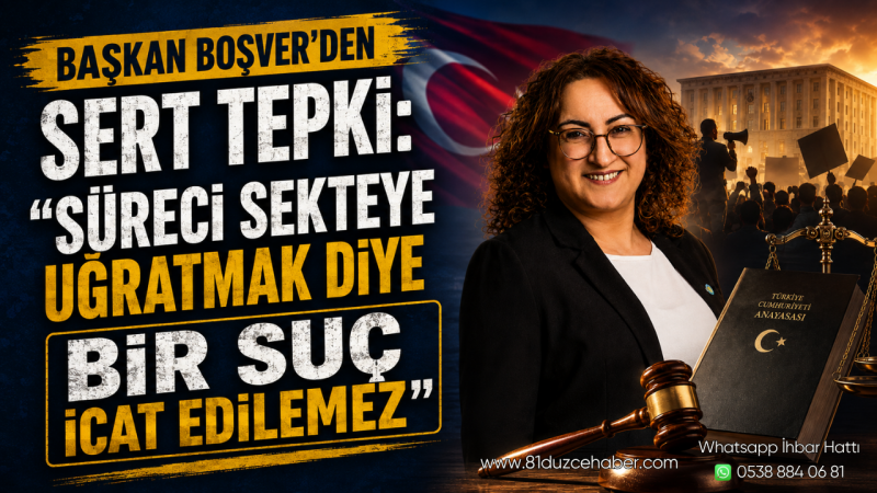 Başkan Boşver’den Sert Tepki: “Süreci Sekteye Uğratmak Diye Bir Suç İcat Edilemez”