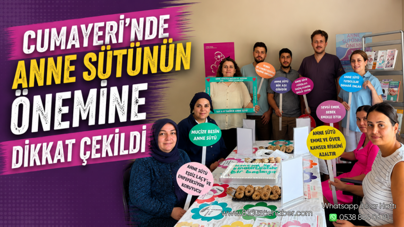 Cumayeri’nde Anne Sütünün Önemine Dikkat Çekildi