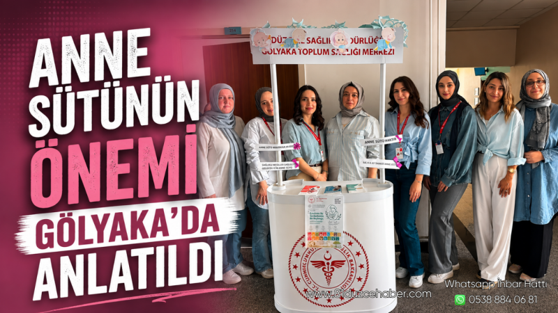Anne Sütünün Önemi Gölyaka’da Anlatıldı