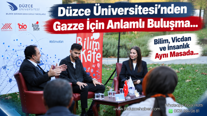Düzce Üniversitesi’nden Gazze İçin Anlamlı Buluşma