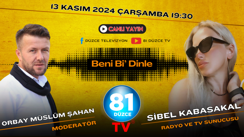 BENİ Bİ'DİNLE / 13.11.2024 / ÇARŞAMBA
